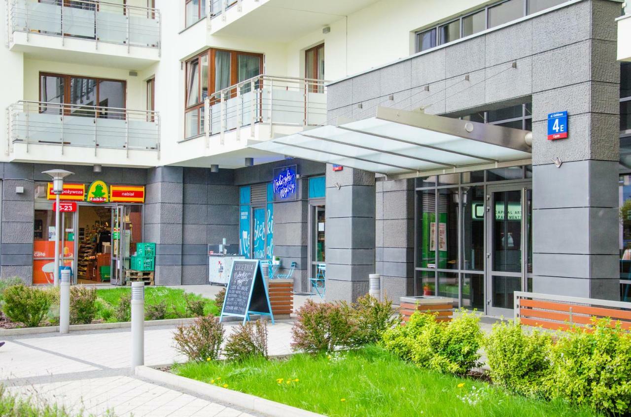 Apartament Centrum Gieldowa Varsóvia Exterior foto